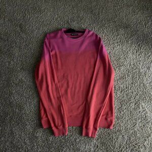 RAF SIMONS PINK DYE SWEATER